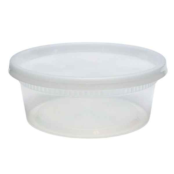 8oz PP Soup Cup + PE Lid (Made in US)