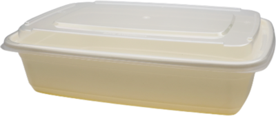 38oz Rectangular PP Container