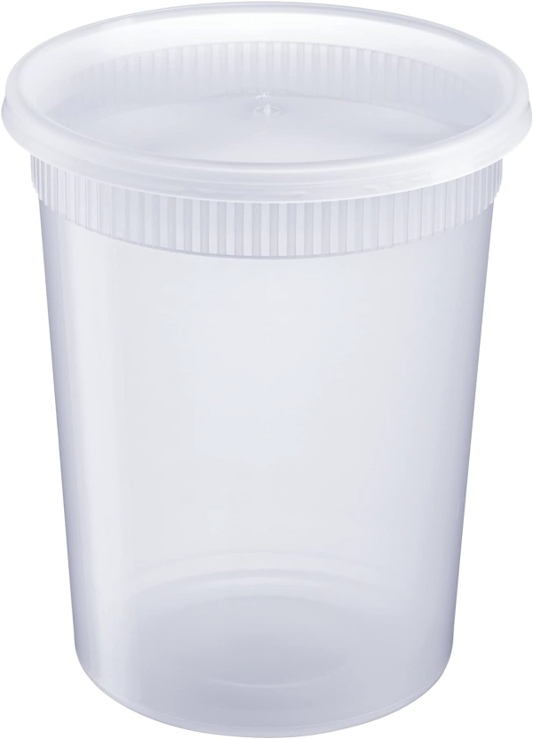 32oz PP Soup Cup + PE Lid (Made in US)