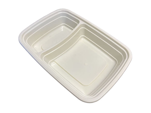 32oz 2 Compartment Rectangular PP Container - Image 5